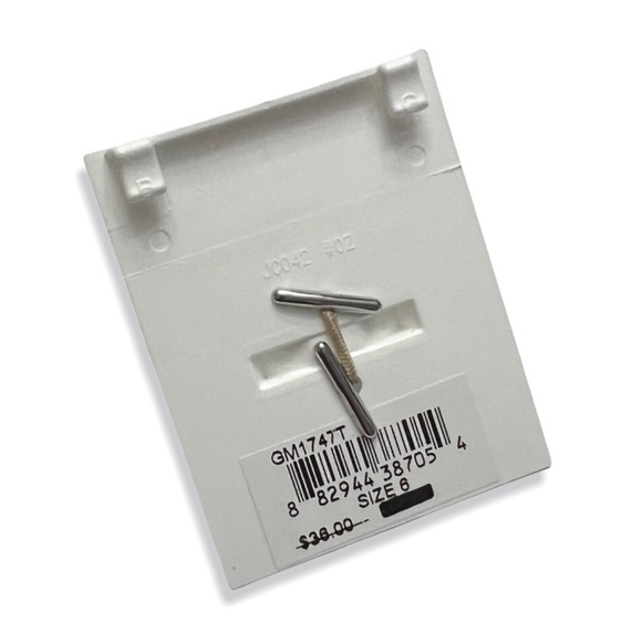 Covet Rhinestone Stacking Rings 14KT Gold Plated Size 6 - Picture 6 of 6